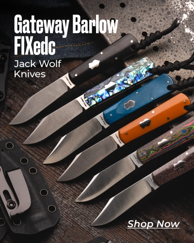 Jack Wolf Knives Gateway Barlow FIXedc